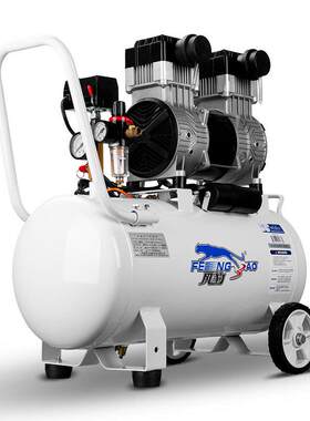 携空压机1500W-40无油低音上海风豹型空气压缩机气泵家用漆2便20