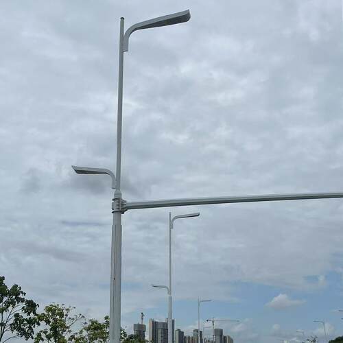 政工程道路UIA照明控立杆一体化市电l市ed高低监臂路灯监控综合杆
