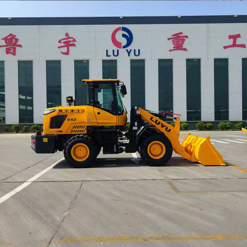 柴油20小型装载机工地清粪抓木