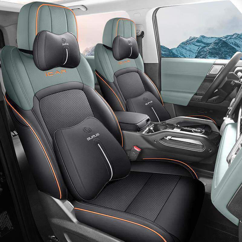 奇瑞icar03专用汽车座套全包饰内改装椅座套潮色499内搭垫车载品