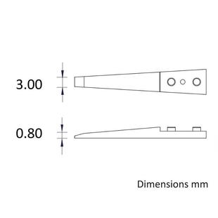 瑞A士IDEL TEK用精密镊子269CF.SA进口紧镊子多途夹269CF.SA子夹