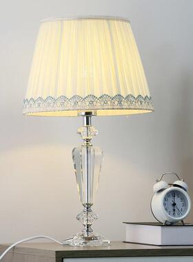 尚z4391y烨上现代时水晶台卧室灯床头客灯厅饰灯具温馨浪漫蓝色结