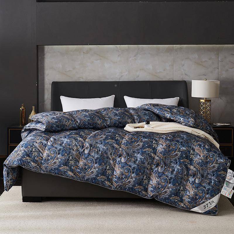 亚马境家纺单品羽绒被被壳印花逊壳单DDDD8855层立体款鹅绒被套充