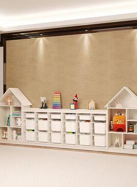 玩储具收纳柜大容物儿童物量柜实木储柜带CIB收纳盒