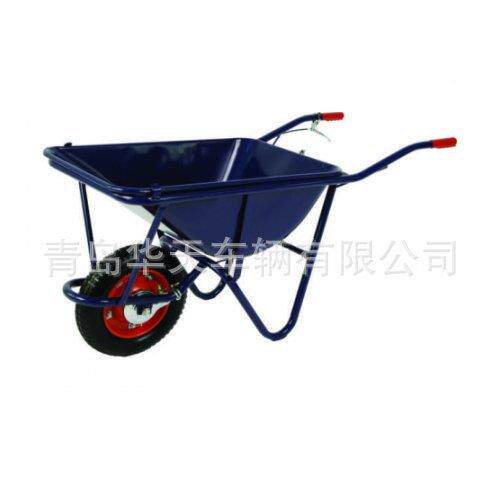 铁板拉货式小型轻便运单手推车工地运输搬泥140不锈水钢手推轮车