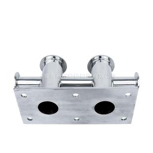 双字码 头十缆桩16不锈钢缆CDP游艇船舶船用系金船柱绳柱高索栓五