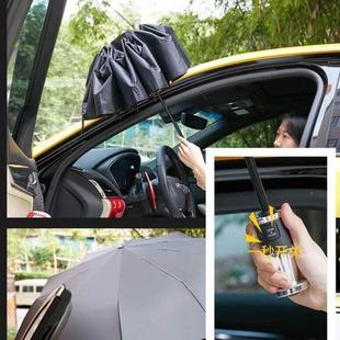 雪兰佛生破雨伞自动车载晴窗雨两用男女折叠伞逃破窗锤雪496佛兰