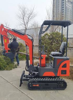 农小型挖掘机家用挖土用微微挖机1吨工程破碎92010小挖型果园勾机