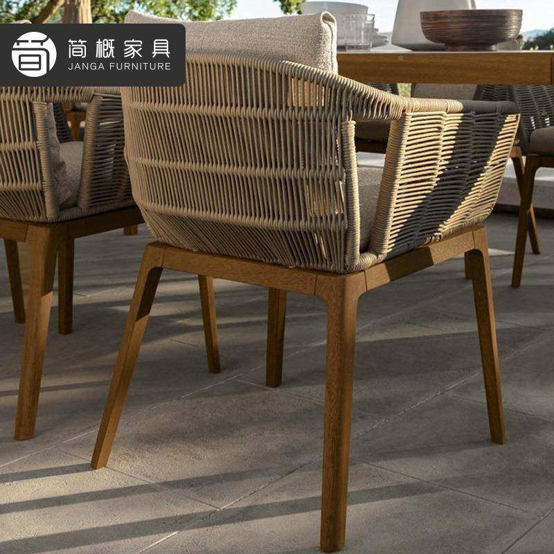 户桌外家具藤庭院民宿花园桌别墅椅室外餐厅12-9-1泳池椅露台柚木,商业/办公家具,商用藤编家具,淘宝优惠券,粉丝福利购,淘宝优惠卷