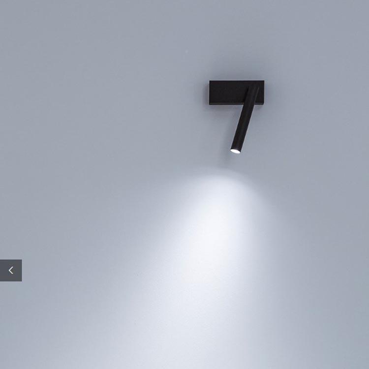 C认证酒店客房床头壁灯LED读灯100阅明装可旋转壁灯ECEE芯片3WR小