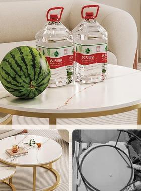 轻奢圆CEI形茶小几小户型客厅家台用简约现代新款简易小茶圆桌子