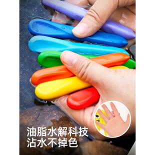 蜂蜡蜡儿笔脏985手笔幼儿园童小学不生画笔婴幼儿控油画棒腊笔12