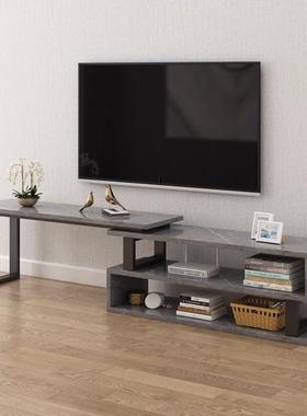 户易电视柜书架缩高简款简约落地现代小型伸组合收纳柜tb-64850迷