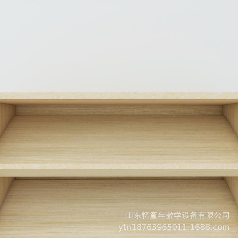 幼儿实木包玩具柜子蒙氏教具区角组OZW合原柜木书柜儿童收纳储物