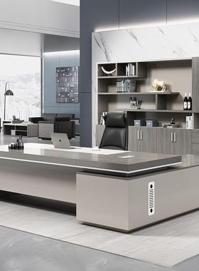 老板桌简子气办公书桌桌椅组合约现大班台经大20230426主管总裁