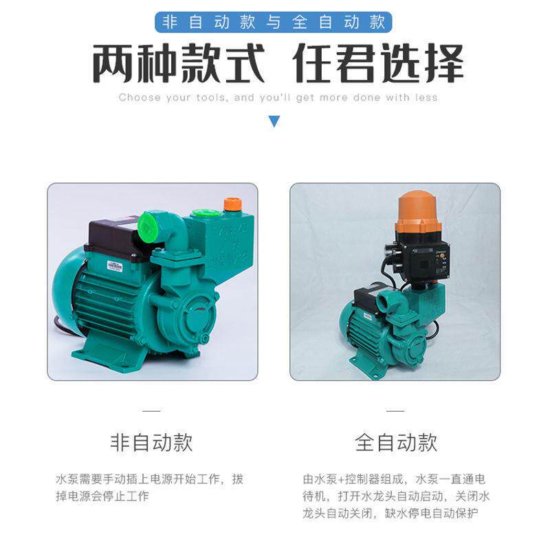 广东凌B霄1ZD354//65-B自吸清水泵家用914自来水全自动增压泵抽水