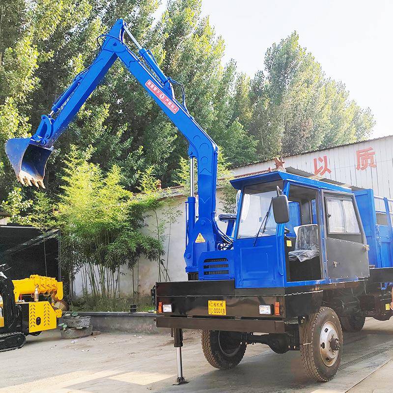 四不像挖掘装载体209车力强劲随车挖掘机3动吨一农用四不像随车挖