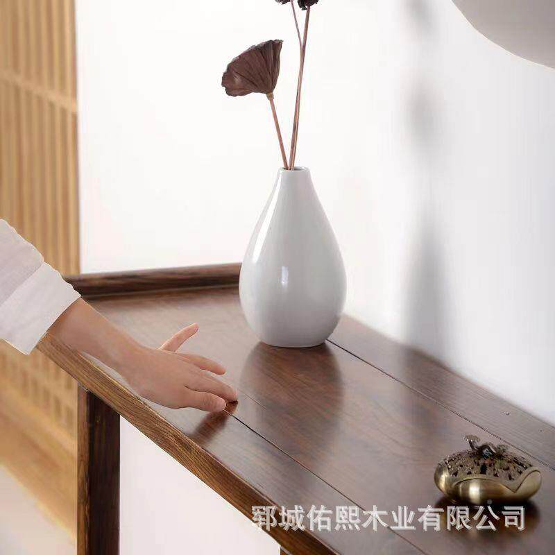 玄关25213桌老木条案台条中式仿古案实木桌条几翘头榆案供桌国学
