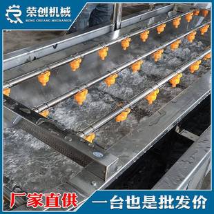 地耳气泡清洗机绿竹笋喷淋毛刷去杂洗菜机蔬菜清洗设备新款 直销