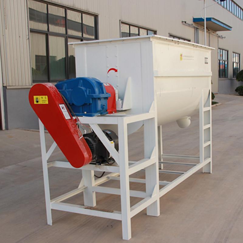 饲料卧式混合机干粉搅拌机腻子粉搅拌机混合快产量高