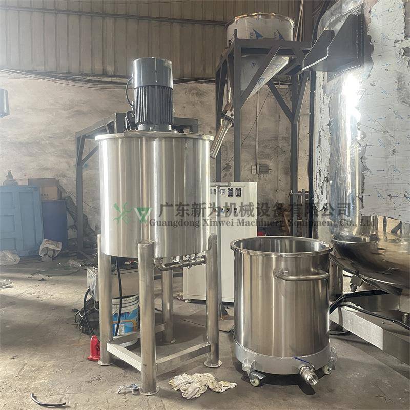 东莞生产不锈钢液体搅拌罐鱼糜肉酱混合桶食品用304材质拌料桶