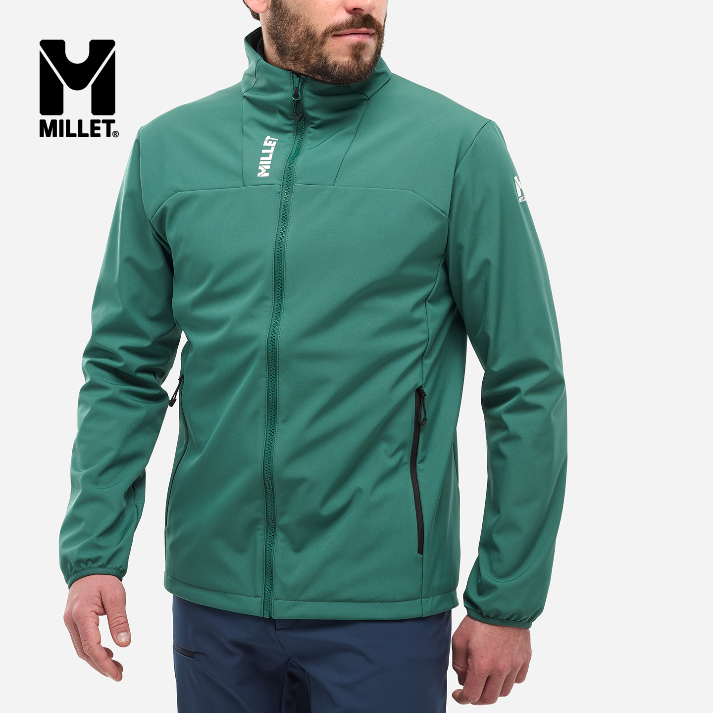 MILLETSENECA男士立领软壳外套