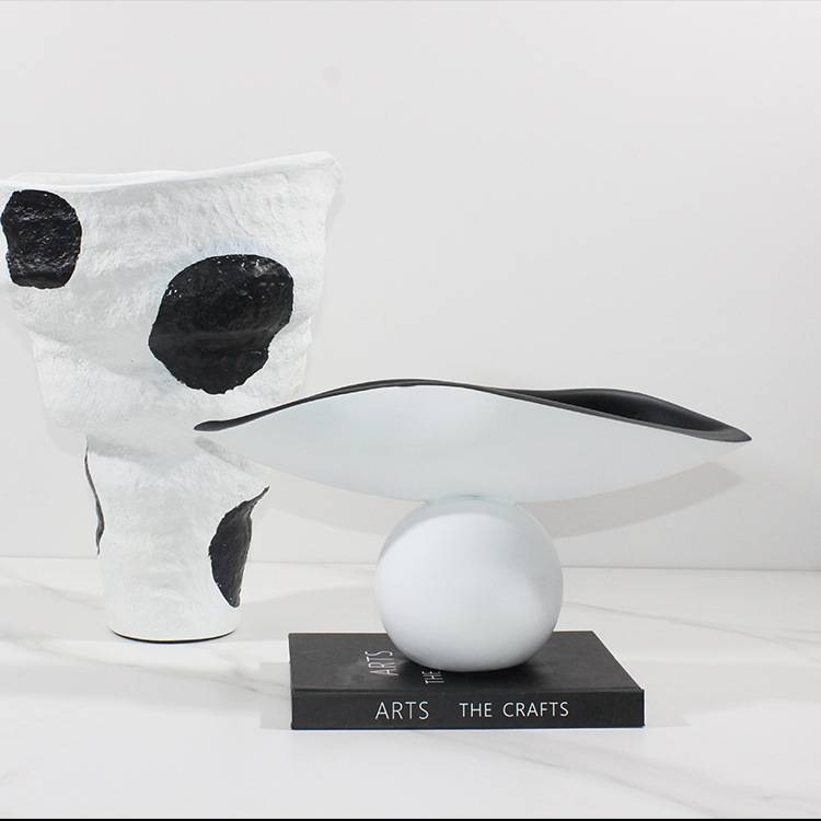 简约现代创意几何摆件售楼处民宿客厅茶几桌面摆设酒店艺术装饰品