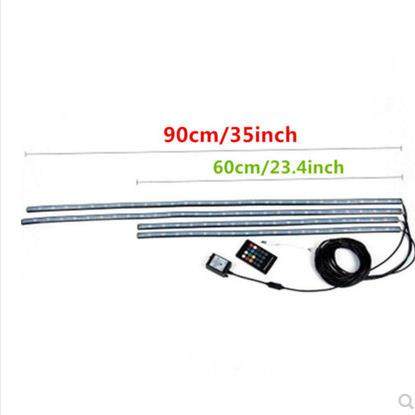 汽灯车底盘90*120拖四A9PP灯幻彩跑马炫彩RGB0节奏车底装饰灯60*0