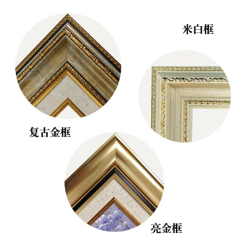 欧式客装饰画餐厅厅挂画式孔美式孔雀雀墙画卧美室床头壁画走廊道