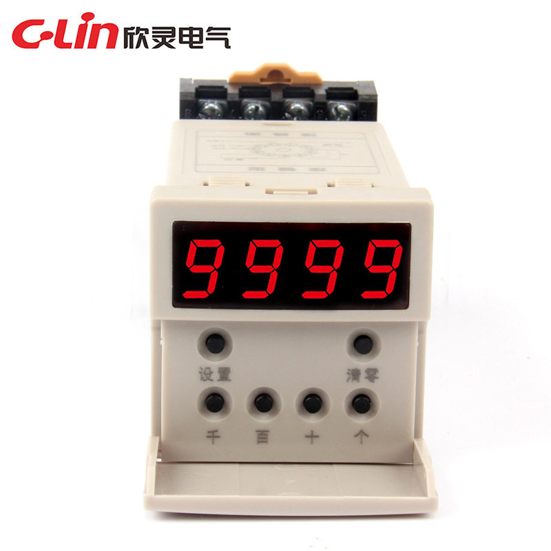 欣灵HHJ1数显计数继电器按键型