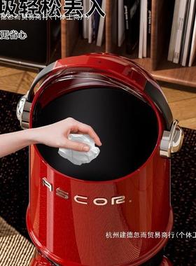 客厅间垃桶家用20创25新款翻盖大容量厨房卧室RZE卫生高颜圾值意