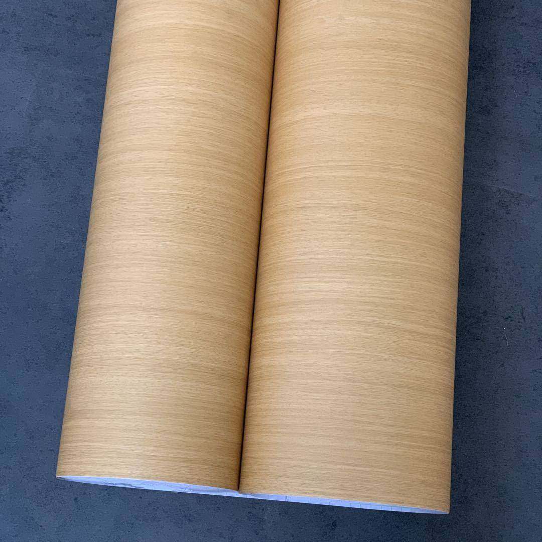 加厚黄色竖直木229纹粘自墙纸壁纸家具翻新贴纸装饰贴膜波音软片