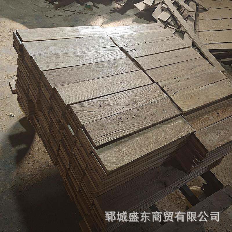 实桌木桌板榆木板木板桌面茶餐桌桌复古长书桌原木桌面板LHZ吧台