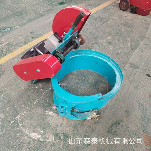 固卡箍式定切桩机抱箍式空心桩割机土电动混凝切水泥管切无品牌/