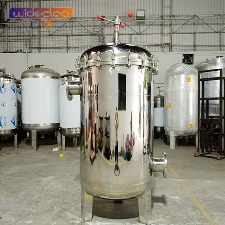 工业喷淋循环水净化袋式过滤器 浴池净化PP棉袋式过滤机 柴油净化