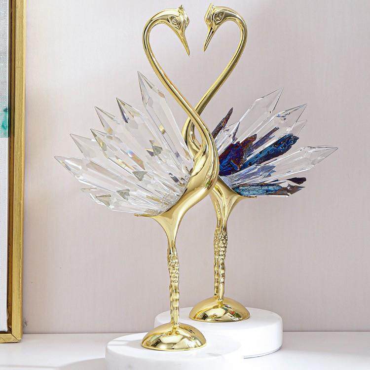 部创意天鹅客架摆件厅玄关酒柜电视柜博古售SD2338楼现代轻奢高档,家居饰品,装饰摆件,淘宝优惠券,粉丝福利购,淘宝优惠卷