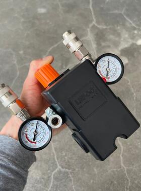 空压机气E马泵配件巴调支架总压成欧式三合一快速接854头带LFOO开