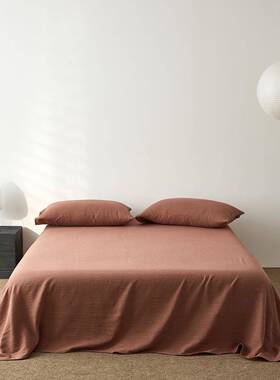 级2025款A类新无荧光婴ZJF57080别双层纱色母织单品床单180*245cm