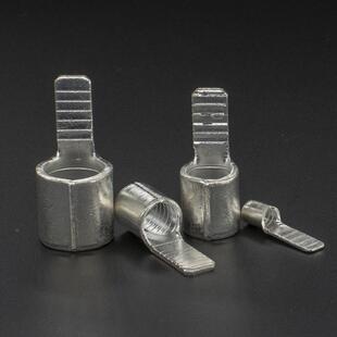 CJ片子C45-6形终端裸端接线端子H铜头铜鼻子接头C45-6紫铜焊口鼻