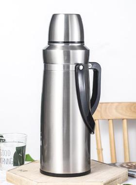 304真大空钢保不29206锈内胆热水瓶容量3.6L暖瓶学生用温瓶保温保