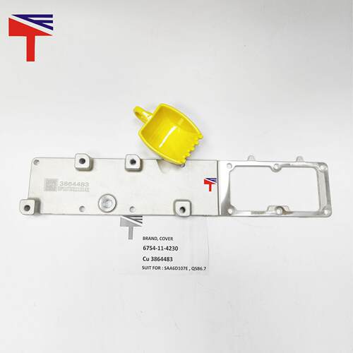 进气盖6754-11-4230适用于工程机械SAA6D107E QSB6.7发动机配件