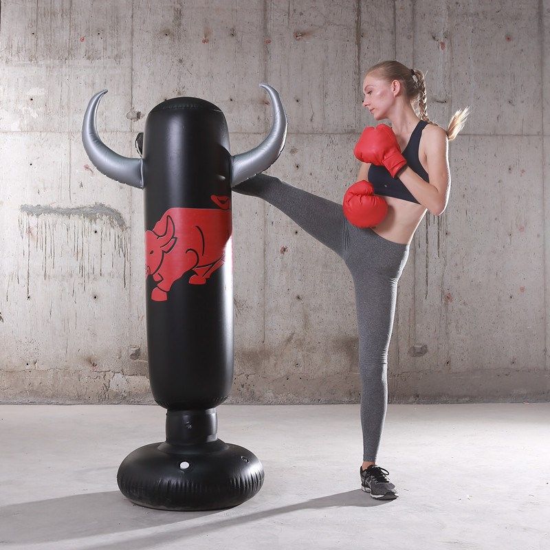 儿童加厚健身充气拳击柱不倒翁充气减压沙袋成人泄愤沙包立式新款,运动/瑜伽/健身/球迷用品,拳击沙袋,淘宝优惠券,粉丝福利购,淘宝优惠卷