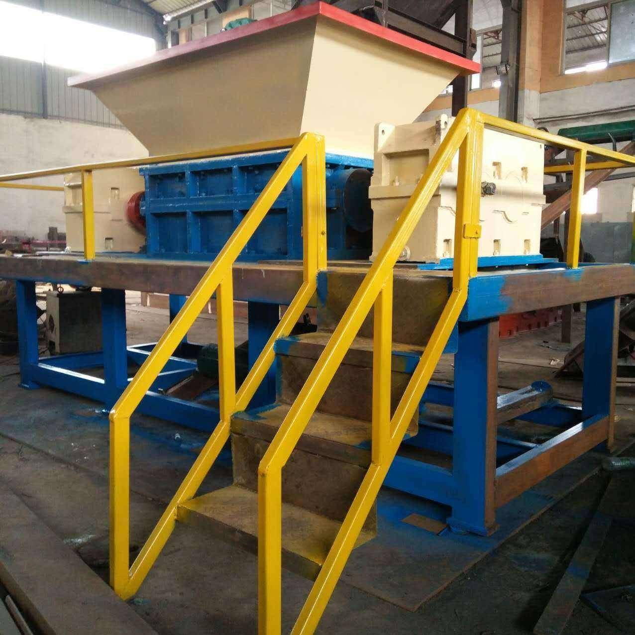 供应 铁皮桶油漆桶破碎机 油桶撕碎机 废旧自行车汽车外壳破碎机