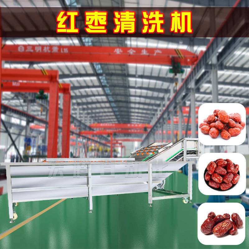 商用红枣气泡清洗机大型翻浪式清洗流水线 果蔬蔬果高效节能