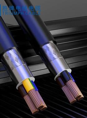 国标RVP多芯屏蔽CPT信线0V.12~.5号平方监控设2备信息传输导线