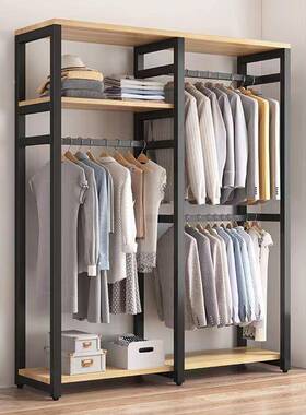 落地用柜AL803110挂衣区多简易挂衣纳架卧室收衣衣帽间家架子