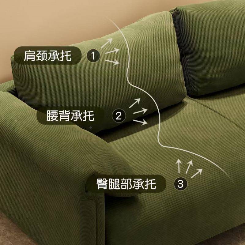 沙发直厅小户型民宿出租EWO房双三人客位大象朵懒耳人排布艺沙发