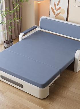 9叠阳U沙床折两发用小户型抽拉床台多功能单双人实木伸缩F777ST5H