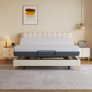 布艺泡床悬浮床云朵芙床现代简约科极技绒床婚主卧室软ATK包床简