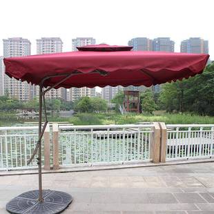 大方形扳手伞户外遮阳伞酒店露台阳PMB伞别太墅院伞商业庭店铺log